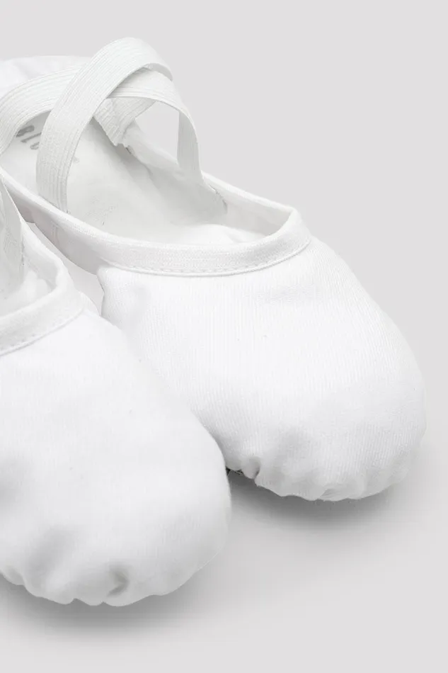Adult Bloch Ladies Performa Stretch Canvas Ballet Shoes White Canvas Ballet