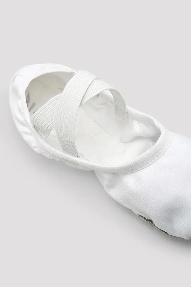 Adult Bloch Ladies Performa Stretch Canvas Ballet Shoes White Canvas Ballet
