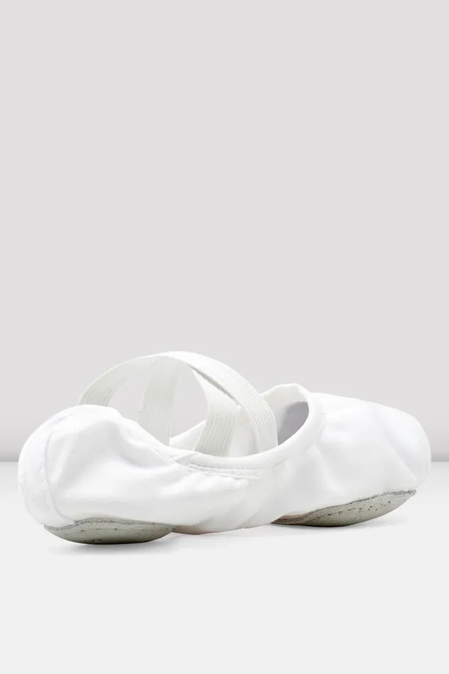 Adult Bloch Ladies Performa Stretch Canvas Ballet Shoes White Canvas Ballet