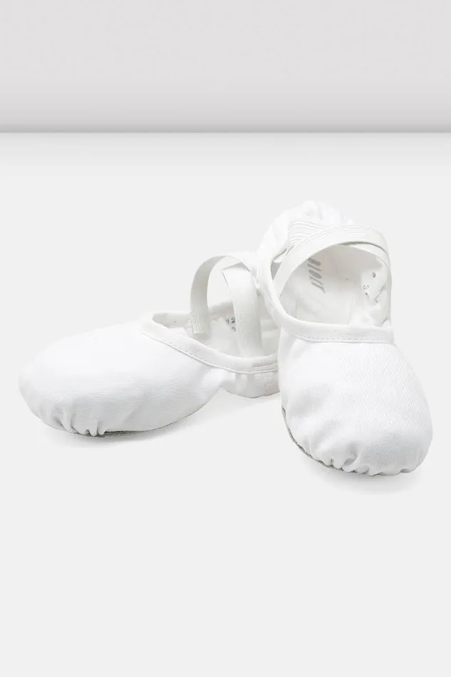 Adult Bloch Ladies Performa Stretch Canvas Ballet Shoes White Canvas Ballet