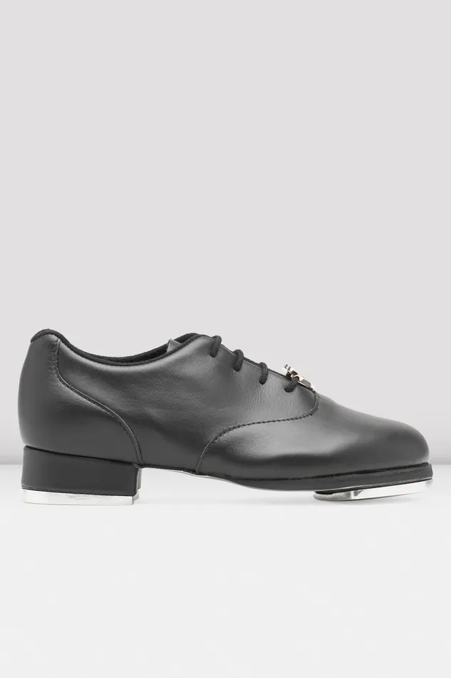 Adult Ladies Chloe And Maud Tap Shoes Black Leather Tap Bloch
