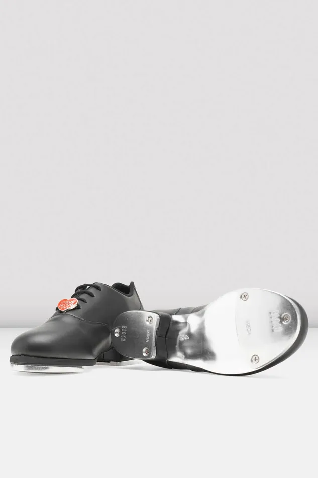 Adult Ladies Chloe And Maud Tap Shoes Black Leather Tap Bloch