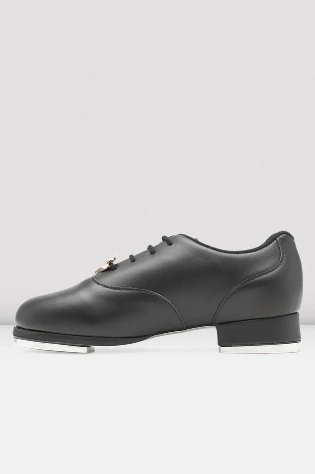 Adult Ladies Chloe And Maud Tap Shoes Black Leather Tap Bloch