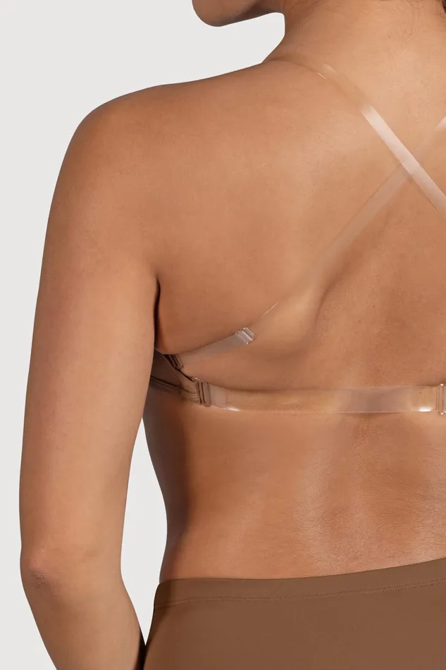 Adult Ladies Deva V Front Bra Almond Underwear Bloch