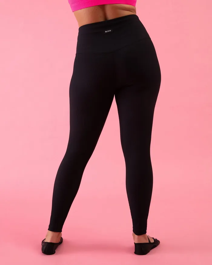 Adult Leggings Bloch Bloch Play Zip 78 Legging Graphite