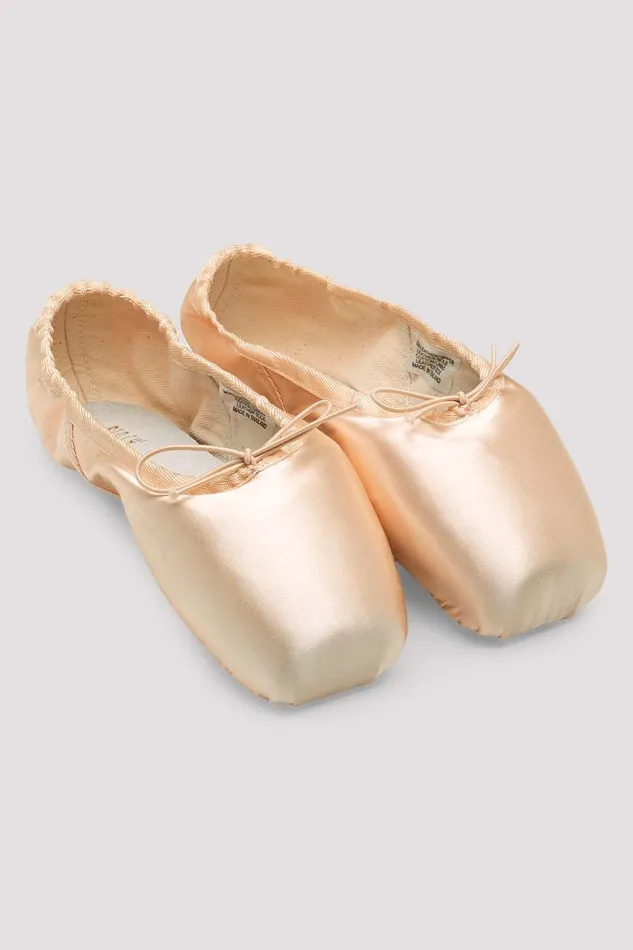 Adult Pointe Bloch Balance European Strong Pointe Shoes Pink Satin