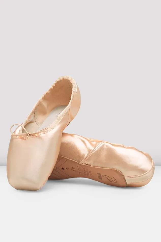 Adult Pointe Bloch Balance European Strong Pointe Shoes Pink Satin