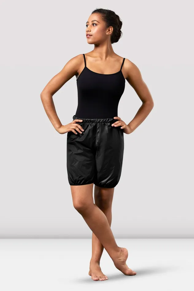 Adult Warmups Bloch Ladies Ripstop Shorts Black