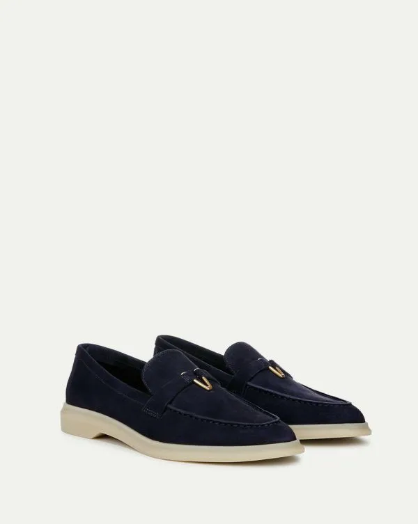 Ailey Suede Loafer Eclipse Women Veronica Beard Shoes Ailey Suede Loafer Eclipse Women Veronica Beard Shoes