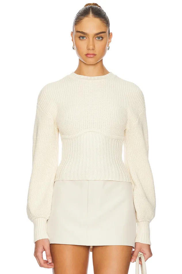 Anastasia Knit Sweater Ivory Women Lovers and Friends Sweaters and Knits