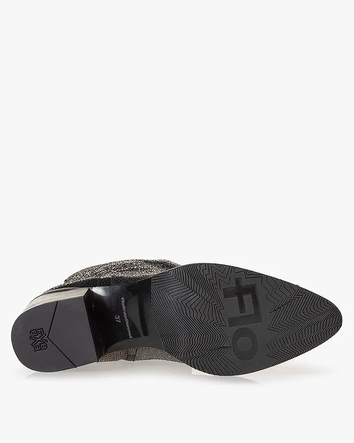 Ankle Boots Women Floris Van Bommel Evi 0202 Metallic Print
