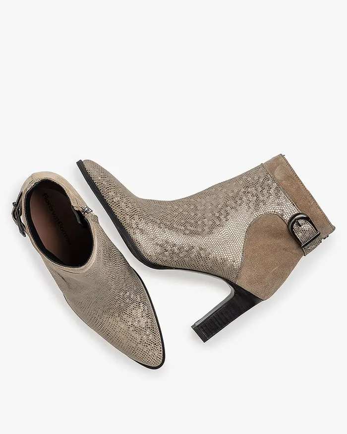 Ankle Boots Women Floris Van Bommel Sharpi 0203 Printedleather