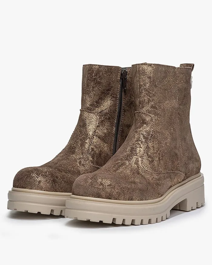 Ankle Boots Women Floris Van Bommel Wonki 1002 Suede