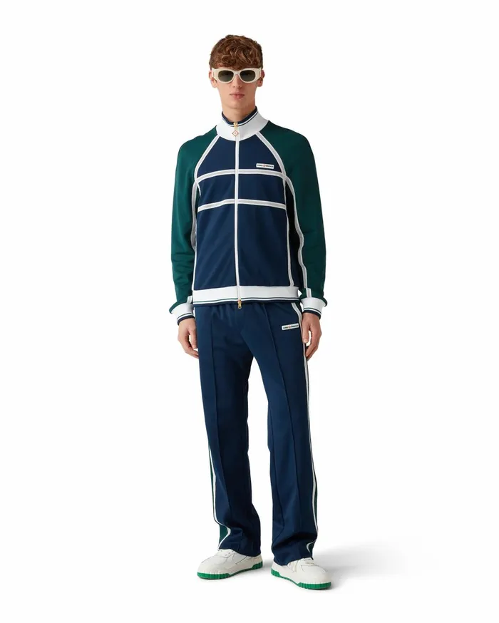 Aprs Sport Men Casablanca Paris Mesh Tape Track Pants