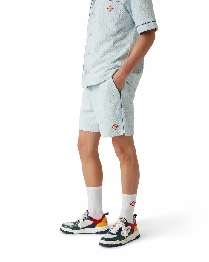 Aprs Sport Men Casablanca Paris Monogram Towelling Shorts