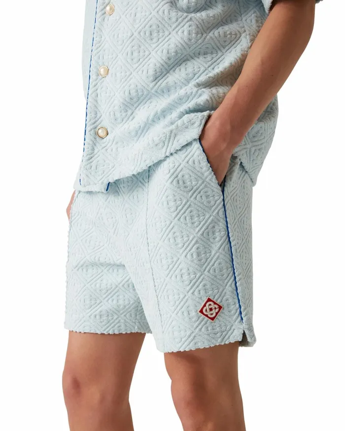 Aprs Sport Men Casablanca Paris Monogram Towelling Shorts