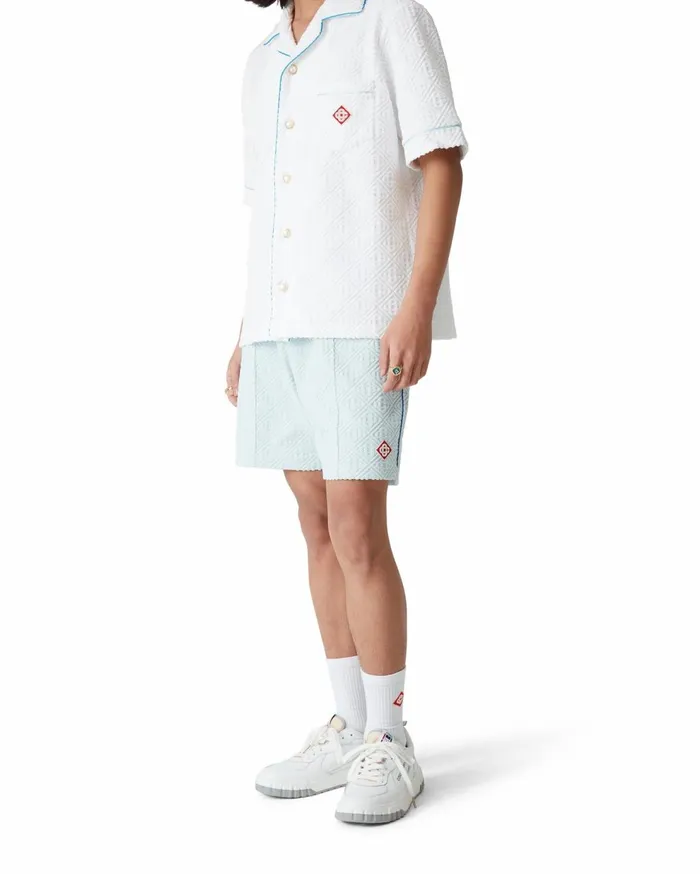 Aprs Sport Men Casablanca Paris Monogram Towelling Shorts