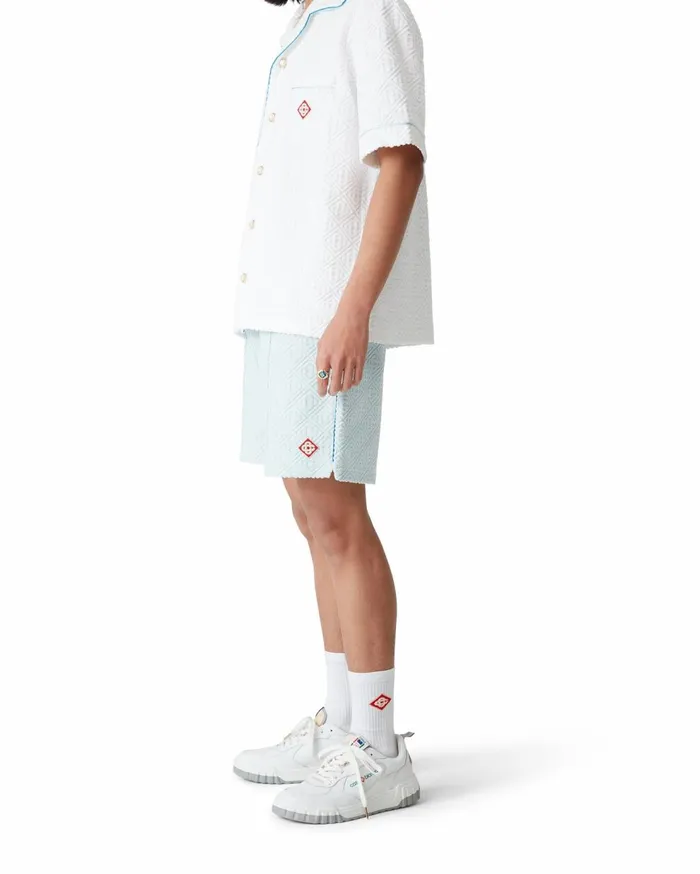Aprs Sport Men Casablanca Paris Monogram Towelling Shorts