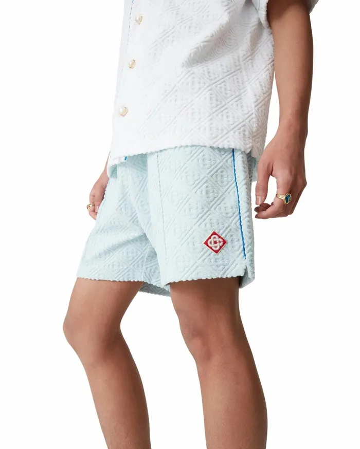 Aprs Sport Men Casablanca Paris Monogram Towelling Shorts