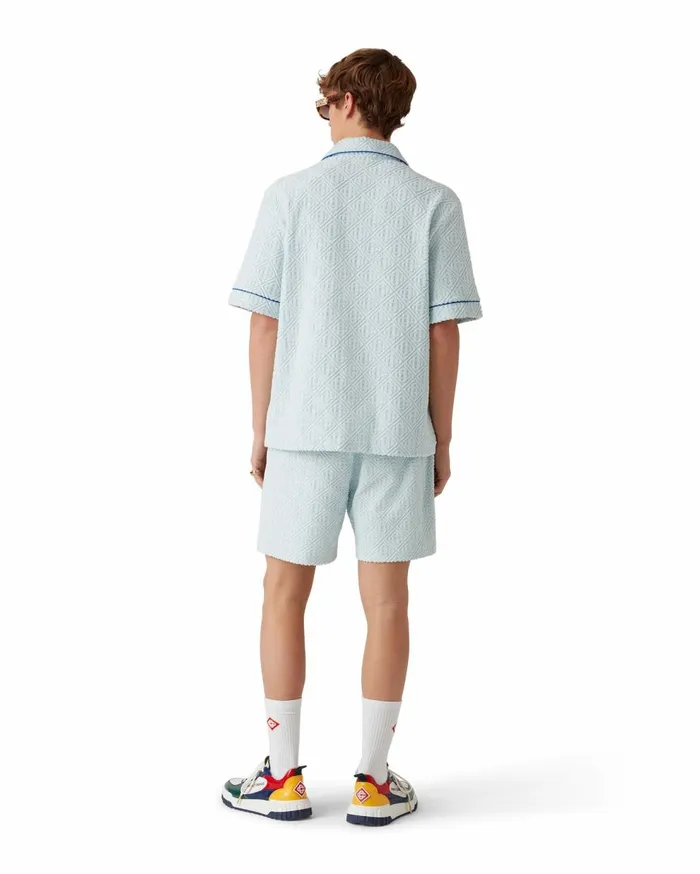 Aprs Sport Men Casablanca Paris Monogram Towelling Shorts