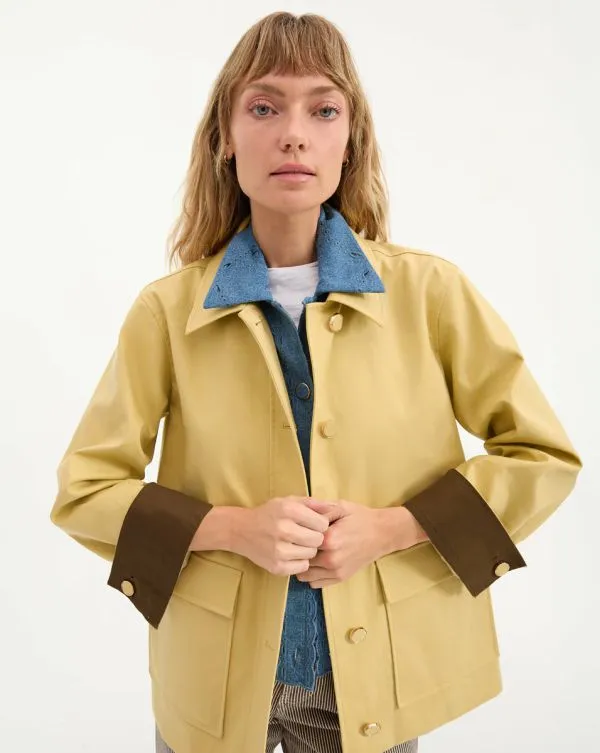 Arlen Dickey Coat Flax Women Veronica Beard Jackets and Outerwear Arlen Dickey Coat Flax Women Veronica Beard Jackets and Outerwear
