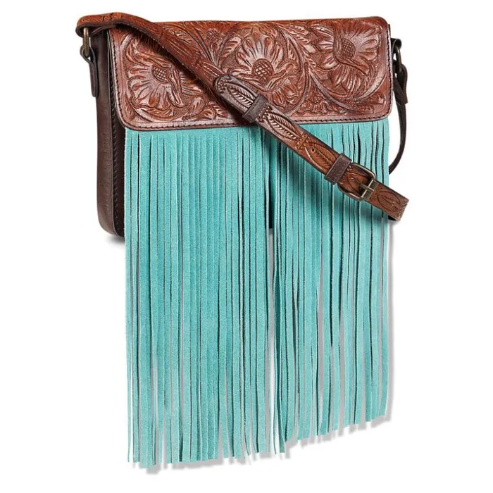 Bags and Wallets Women Ariat Claire Crossbody Bag Brown