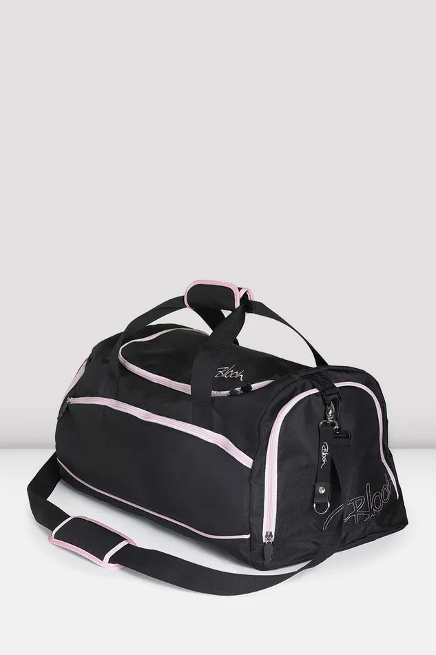 Bags Bloch Accessories Ballet Duffel Bag Black Pink Nylon