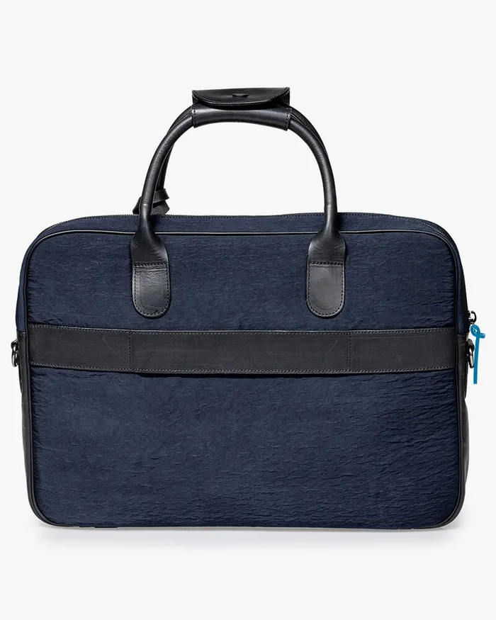Bags Men Floris Van Bommel Office Sleeve Textile Blue Leather