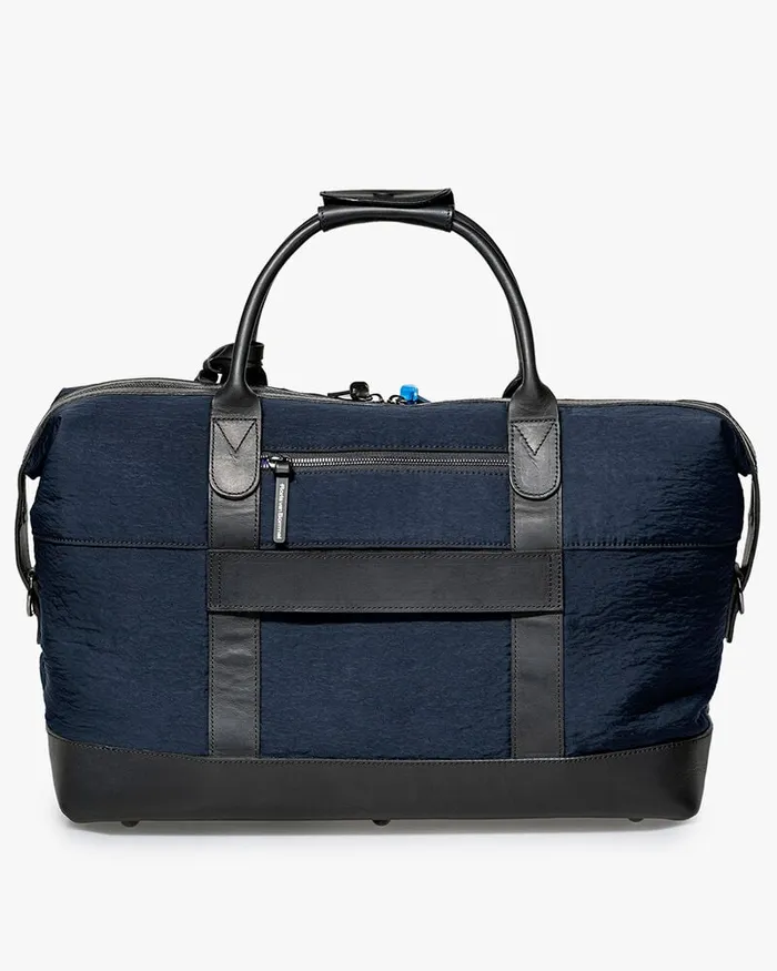 Bags Men Floris Van Bommel Overnight Textile Blue Leather