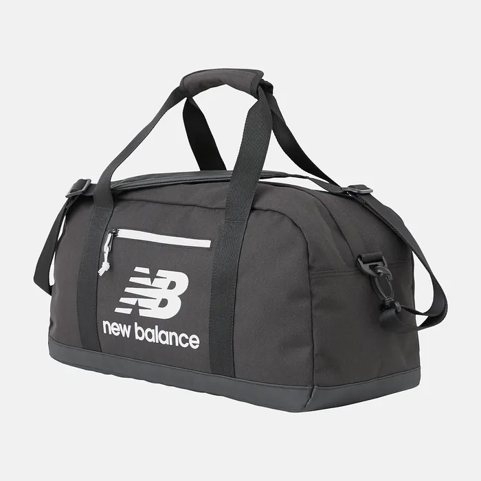 Bags MenWomenKids Athletics Duffle Bag BLACK with WHITE PRINT New Balance Bags MenWomenKids Athletics Duffle Bag BLACK with WHITE PRINT New Balance