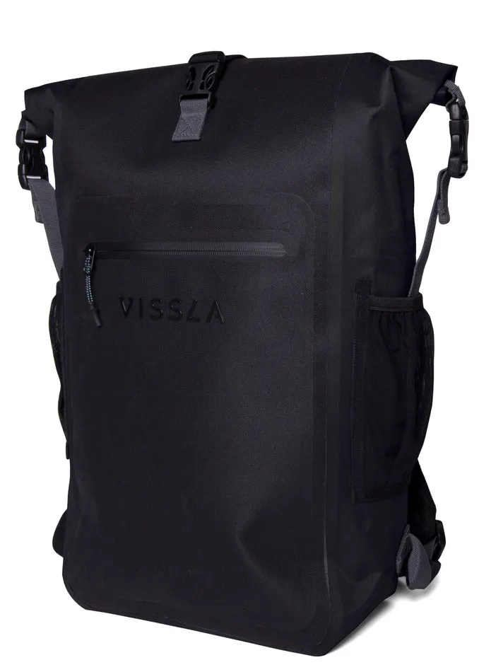 Bags North Seas 18L Dry Backpack Black Vissla Men Bags North Seas 18L Dry Backpack Black Vissla Men