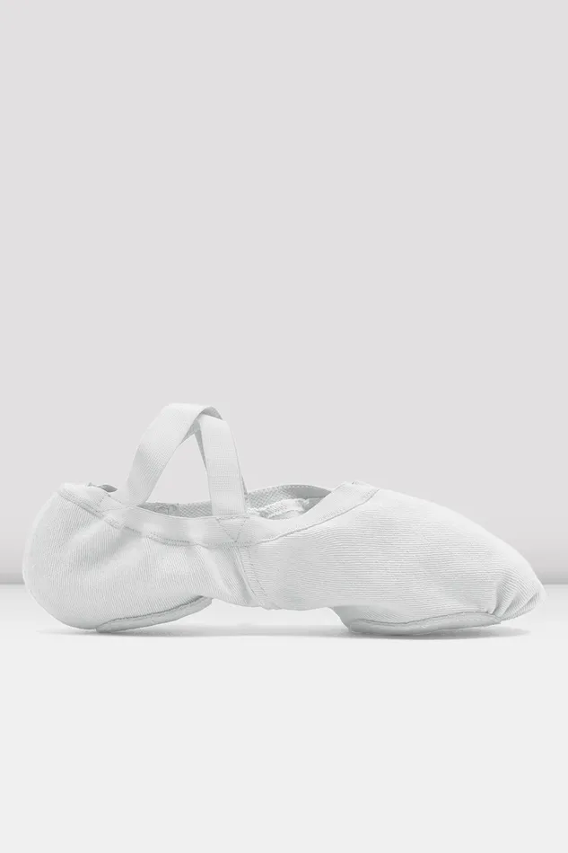 Ballet Bloch Adult Mens Synchrony Stretch Canvas Ballet Shoes White Canvas
