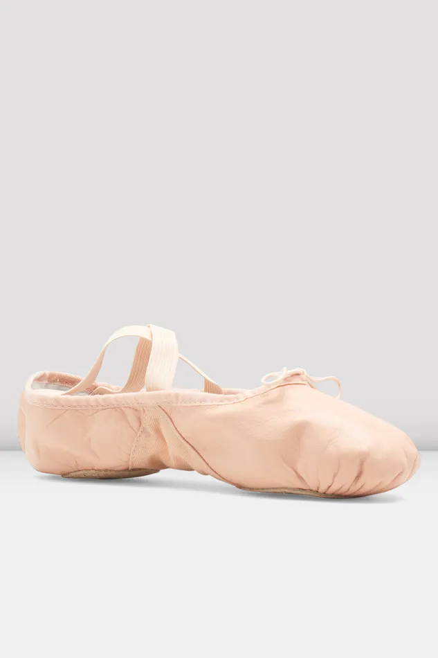 Ballet Children Bloch Childrens Prolite 2 Hybrid Ballet Shoes Pink Leather
