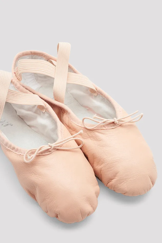 Ballet Children Bloch Childrens Prolite 2 Hybrid Ballet Shoes Pink Leather