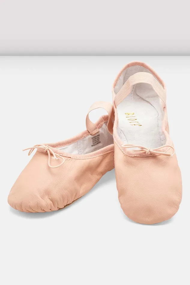 Ballet Childrens Dansoft Ll Split Sole Ballet Shoes Pink Leather Bloch Children