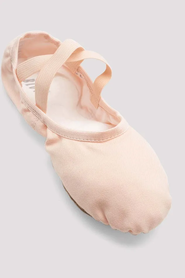Ballet Ladies Performa Stretch Canvas Ballet Shoes Theatrical Pink Canvas 8211 Bloch Adult