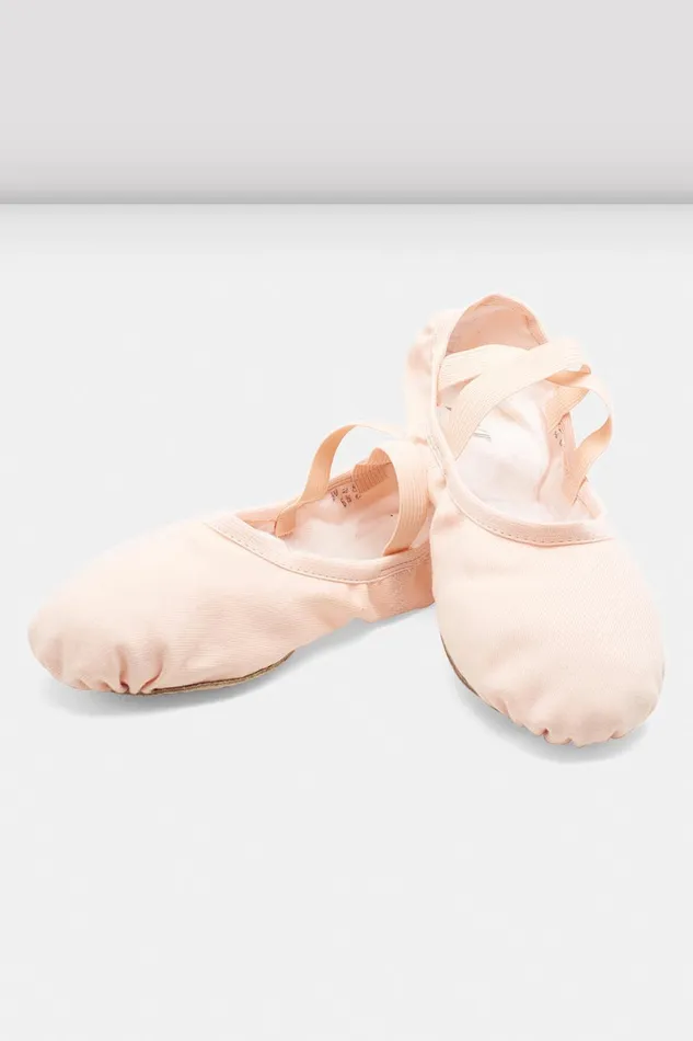 Ballet Ladies Performa Stretch Canvas Ballet Shoes Theatrical Pink Canvas 8211 Bloch Adult