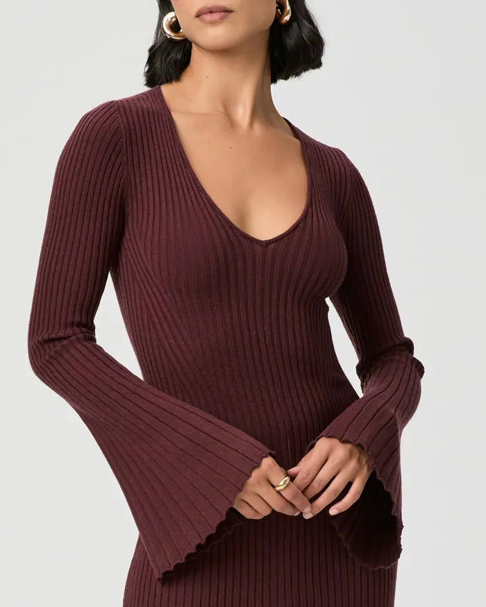 Bel Dress 8211 Oxblood Dresses PAIGE Women Bel Dress 8211 Oxblood Dresses PAIGE Women