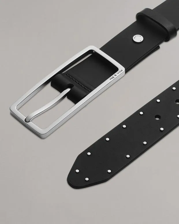 Belts rag and bone Women Rebound Leather Belt Black