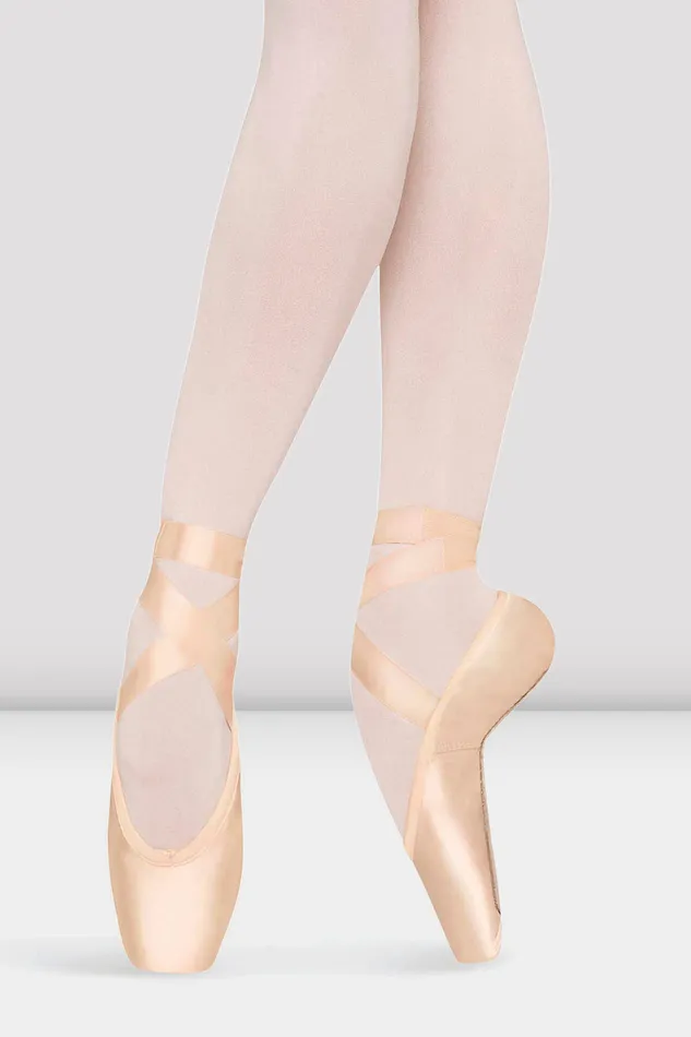 Bloch Axiom Strong Pointe Shoes Pink Satin Adult Pointe