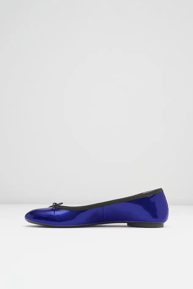 Bloch Ballet Flats Adult Ladies Amalthea Ballet Flats Blue Gloss