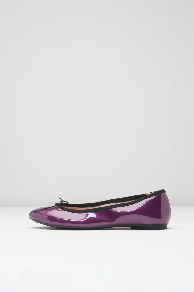 Bloch Ballet Flats Adult Ladies Ascella Ballet Flats Purple Patent