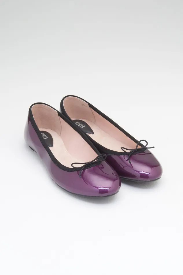 Bloch Ballet Flats Adult Ladies Ascella Ballet Flats Purple Patent