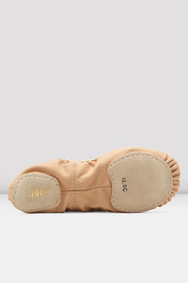 Bloch Childrens Performa Stretch Canvas Ballet Shoes Sand Canvas Adult Tonal Footwear