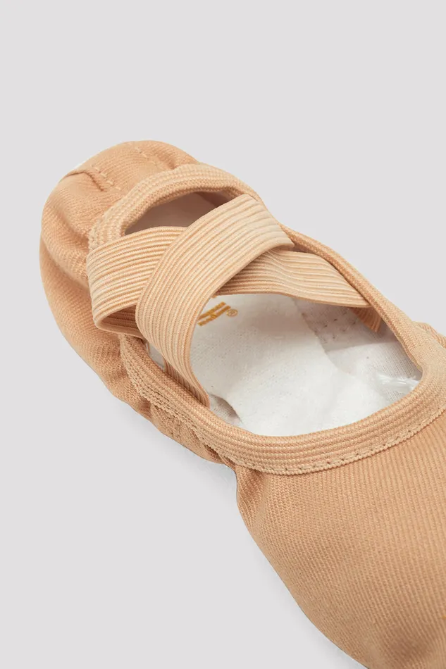Bloch Childrens Performa Stretch Canvas Ballet Shoes Sand Canvas Adult Tonal Footwear