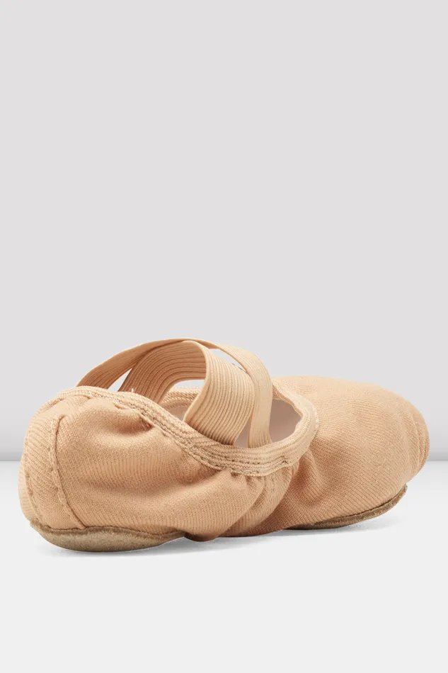 Bloch Childrens Performa Stretch Canvas Ballet Shoes Sand Canvas Adult Tonal Footwear