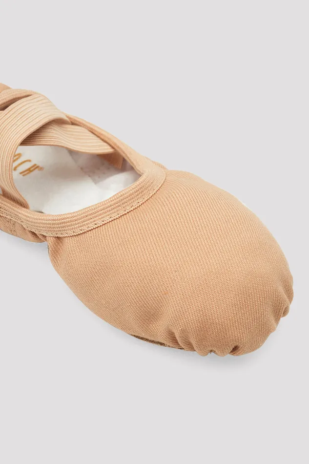 Bloch Childrens Performa Stretch Canvas Ballet Shoes Sand Canvas Adult Tonal Footwear