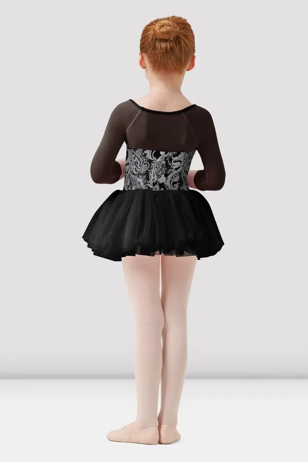 Bloch Girls Mirella Paisley 34 Sleeve Tutu Dress Black Children Dresses Bloch Girls Mirella Paisley 34 Sleeve Tutu Dress Black Children Dresses