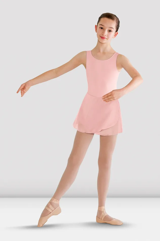 Bloch Girls Riya Skirted Tank Leotard Light Pink Children Dresses