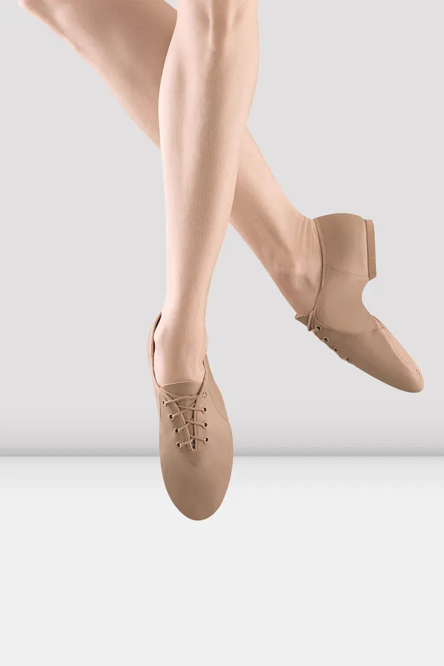 Bloch Jazz Adult Ladies Jazzsoft Leather Jazz Shoes Tan Leather